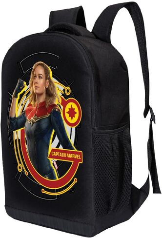 Marvel Captain The Girls Backpack - Stylish School & Travel Knapsack Kids Bookbag with Laptop Sleeve (Captain 2) in Saudi Arabia