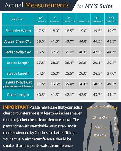 MY'S Men's 3 Piece Slim Fit Suit, One Button Jacket Blazer Vest Pants Set and Tie in Kuwait