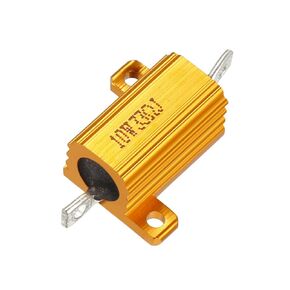 uxcell Aluminum Case Resistor 10W 33 Ohm Wirewound for LED Converter with Rod Post 10W33RJ