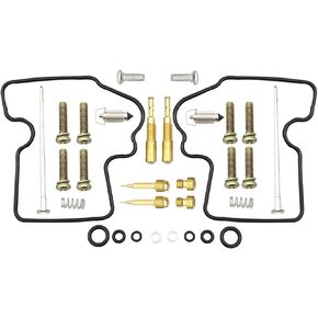 2 Pack Motorcycle Carb Rebuild Kit Carburetor Repair Kit Compatible with Kawasaki Brute Force 750 KVF750A KVF750B KVF750C KVF750D 4x4i 2005 2006 2007 Replace 03-119