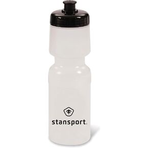 Stansport Bike Bottle 26 Ounces (214-26), Clear/Black