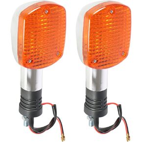 Front Pair turn signal indicators Replacement for Honda V45 Magna VF750C VF700C with stem