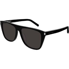 SAINT LAURENT SL 1/F Oversize Sunglasses + Bundle with eSHADES Luxury Eyewear Kit