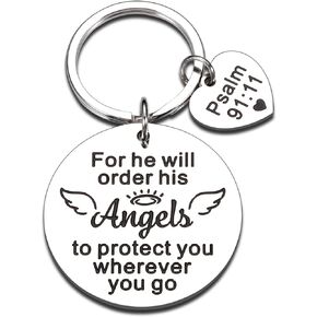 Christmas Christian Religious Faith Easter Gifts Bible Verse Keychains Accessories for Women Men Friends Kid Adult Inspirational Gifts for Him Her Sunday School Prayer Reminder Catholic Church Baptism