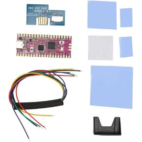 Microcontroller Board for RP2040, Dual Cores Cortex M0+ Cores, 16MB Onboard QSPI Flash Memory, Multiple Interfaces, for NGC (Blue)