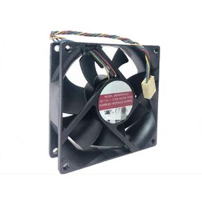 New Case Cooling Fan for Dell XPS 8100 Inspiron 580 580s, AVC DS08025R12U Size:80mm x 25mm 8025, 4-Pin 4-Wire DC12V 0.70A