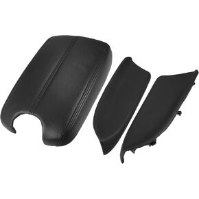 غطاء وحدة التحكم المركزية مسند الذراع حامل وسادة الصندوق لهوندا أكورد 2008-2012 جلد البولي يوريثان البلاستيك الأسود (مجموعة من 1) in Kuwait