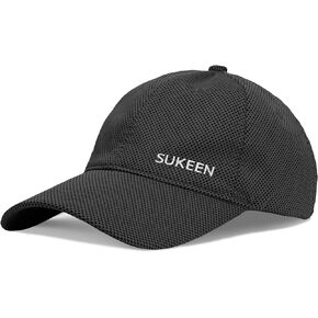 Sukeen Sports Baseball Cap for Men Women Cooling Sports Hat Long Brim UPF50+ Sun Hat for Running Tennis Golf Cycling