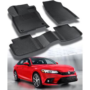 for Honda Civic Floor Mats 2024 2023 2022 (All Models) / for Acura Integra 2023 2024 Floor Mats, for Honda Civic 2022-2024 Accessories, for Honda Civic All Weather Floor Mats Floor Liners in Kuwait