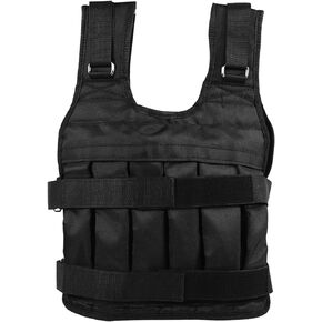Weighted Vest, To Fit Large Big Guy Weighted Vests, Oxford Cloth Heavy Duty 50KG Weighted Vest Strength Training Jacket for Workout Fitness