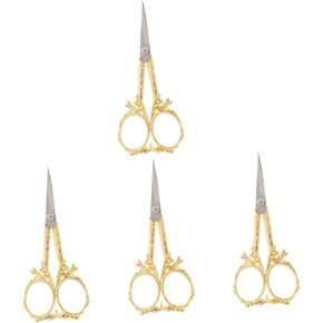 Diy Crochet Shears Dragonfly Embroidery Detail Beauty Shears Knitting Shears Stork Thread Travel Beauty Vintage Stainless Steel