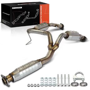 A-Premium Catalytic Converter Kit Direct-Fit Compatible with Ford Explorer 2002-2005 & Mercury Mountaineer 2002-2005, 4.0L, EPA Compliant