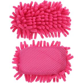 2Pcs Microfiber Whiteboard Eraser Car Wash Sponge Mitt Washable Dry Erase Board Eraser for Cleaning Classroom Whiteboard Car Refrigerator Blue- 5. 89X3. 14X1. 38inch