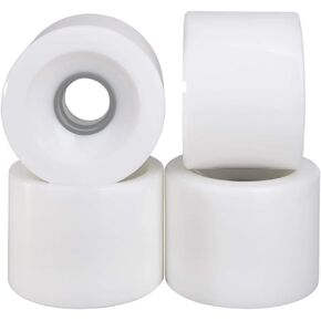70mm Longboard Skateboard Wheels Hardness 78A Polyurethane Cruising Wheel Free 608 Bearings and Spacers Set of 4