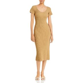 line and dot Melissa Sweater Midi Dress