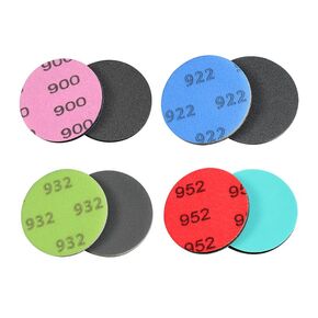 Glass Repair Kit Glass Welding Splatter Removal Pad Kit 6 inch 4Pcs/Pack Grinding Polishing Abrasive Disc Mesh Net Sanding Pads