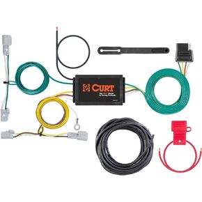 CURT 56387 Vehicle-Side Custom 4-Pin Trailer Wiring Harness, Fits Select Chevrolet Malibu, Black