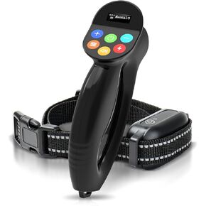 Dog Training Collar-3300FT Dog Shock Collar with Remote Control, Waterproof Dog Bark Collar with Leash Tension Sensing Automatically, Rechargeable Anti Pull E-Collar for Small Medium and Large Dogs