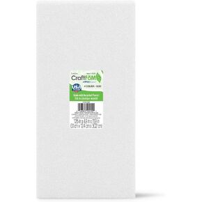 FloraCraft CraftFōM Block 1.25 Inch x 4.9 Inch x 11.9 Inch White