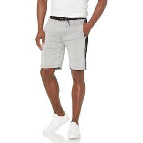 Karl Lagerfeld Paris Men's Fabric Mesh Active Shorts