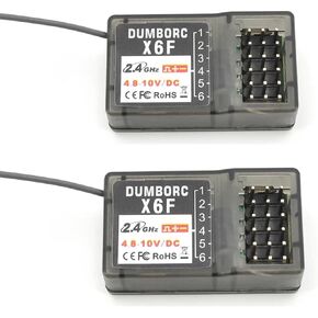 (2 PCS) DUMBORC X6F Receiver RC Remote Receiver for RC Cars