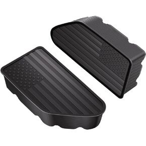 Bed Rail Stake Pocket Covers for GMC Chevy Silverado/GMC Sierra 1500(2019-2024), GMC Sierra 3500HD(2020 2021 2022 2023 2024)/2500, Truck Rear Holes Caps Bed Rail Holes Plugs Covers(Black)