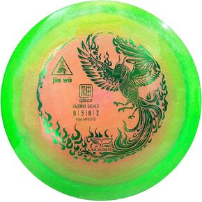 Yikun Professional PDGA Disc Golf Control Driver 170-175g Glaze Line Disk Drivers مثالية للألعاب الخارجية والمنافسة (لون أحمر/أخضر عشوائي)