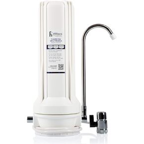 Countertop Ultra Drinking Water Filter for VOCs Cysts Pesticides Herbicides Chlorine Taste & Odor - Clear (CNTP-1C)