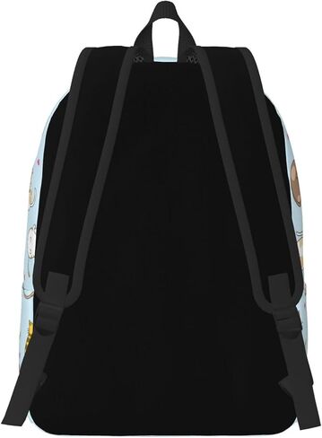 Cute Cat Backpack Laptop Bag Durable Canvas Capacity Large Cute Backpacks Travel Bag - Medium in Saudi Arabia