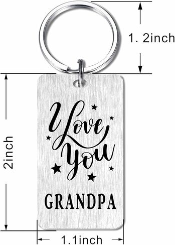 هدايا عيد الميلاد الجد - عيد ميلاد سعيد عيد الميلاد هدية سلسلة المفاتيح للجد من حفيدة - كابوس قبل عيد الميلاد الجد عيد الحب هدايا عيد ميلاد الأب من الأحفاد in Kuwait