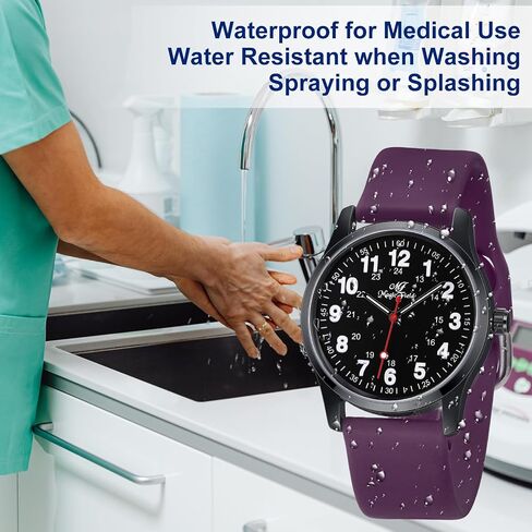 Nurse Watchs for Women Waterproof Watch for Nursing Analog Quartz Watch in Saudi Arabia