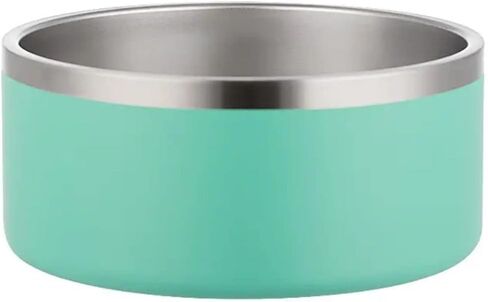 Stainless Steel, Dog/Cat/Pet Bowl for Food and Water, Blank Customizable, Non-Slip Bottom, Heavy Duty, Easy to Clean (32 oz, Teal) in Saudi Arabia