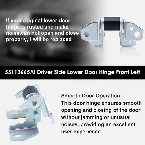 55113660AC Passenger Side Upper Door Hinge Front Right,Compatible with 2013-2023 Dodge Charger Durango,Chrysler 300,Jeep Grand Cherokee in Saudi Arabia