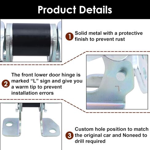 55113660AC Passenger Side Upper Door Hinge Front Right,Compatible with 2013-2023 Dodge Charger Durango,Chrysler 300,Jeep Grand Cherokee in Saudi Arabia