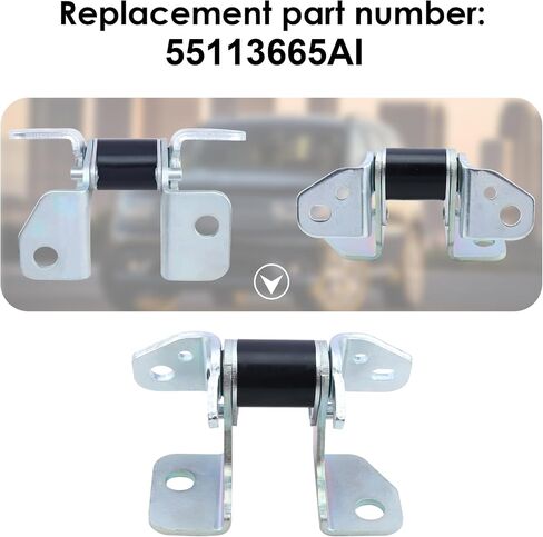 55113660AC Passenger Side Upper Door Hinge Front Right,Compatible with 2013-2023 Dodge Charger Durango,Chrysler 300,Jeep Grand Cherokee in Saudi Arabia