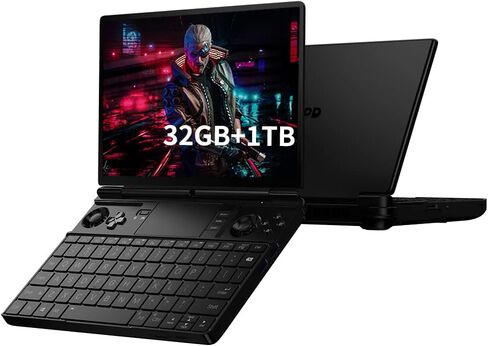 GPD Win Max 2 2024 [AMD Ryzen 7 8840U-32GB+2TB] 10.1 Inches Mini Handheld Win 11 PC Video Game Console Gameplayer 1920X1200 TouchScreen Laptop Tablet PC 1TB M.2 SSD Storage in Saudi Arabia