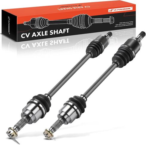A-Premium Pair (2) Rear CV Axle Shaft Assembly Compatible with Honda Big Red 700 2009 2010 2011 2012 2013, 4x4 Models, Driver and Passenger Side, Replace# 42350-HL1-A01 in Saudi Arabia