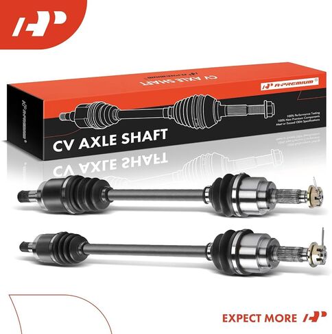 A-Premium Pair (2) Rear CV Axle Shaft Assembly Compatible with Honda Big Red 700 2009 2010 2011 2012 2013, 4x4 Models, Driver and Passenger Side, Replace# 42350-HL1-A01 in Saudi Arabia