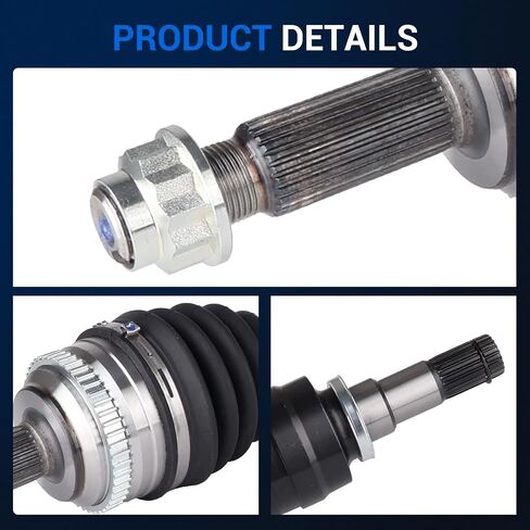 Autoround Front Left CV Axle Shaft Assembly Compatible with Toyota Corolla 2009-2018/ Matrix 2003-2014, Pontiac Vibe 2003-2010 in Saudi Arabia
