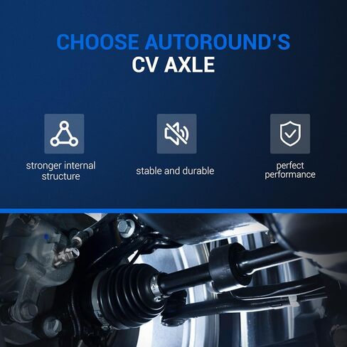 Autoround Front Left CV Axle Shaft Assembly Compatible with Toyota Corolla 2009-2018/ Matrix 2003-2014, Pontiac Vibe 2003-2010 in Saudi Arabia