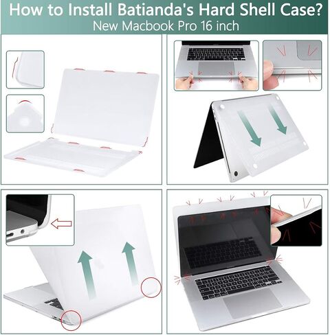 Batianda Case for Previous MacBook Pro 16 inch 2019 Release Model A2141, Hard Shell Case for Old MacBook Pro 16-inch Retina Display with Touch Bar & Touch ID, Astronaut Planet in Saudi Arabia