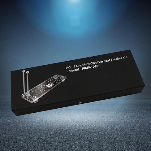 قاعدة/مسند رأسي لبطاقة الرسومات PCI-E 3.0 16X مع ضوء RGB LED وكابل تمديد PCI-E لحافظة ATX ذاتية الصنع in Kuwait