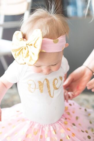 1st Birthday Onesie Girl, First Birthday Outfit Girl, 1 Year Old Girl, Smash Cake Outfit, Sparkle Glitter Gold Bodysuit, Short Sleeve 002 (12-18 Month Short Sleeve) in Saudi Arabia