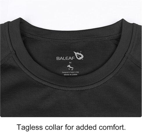 قمصان BALEAF للأولاد الشبابية المضغوطة بأكمام طويلة لأداء البيسبول وكرة القدم Baselayer Kids Cold Gear Undershirt سريع الجفاف in Kuwait