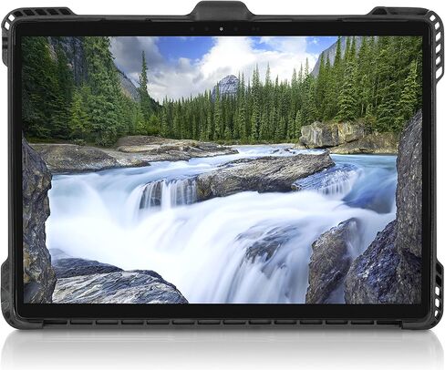 حافظة Dell DELL-RG1322C من الدرجة التجارية لجهاز Latitude 7320 قابلة للفصل، حامل قلم، مسند، حزام كتف قابل للإزالة، حماية قوية، ممتص للصدمات من مادة TPU، أسود in Kuwait