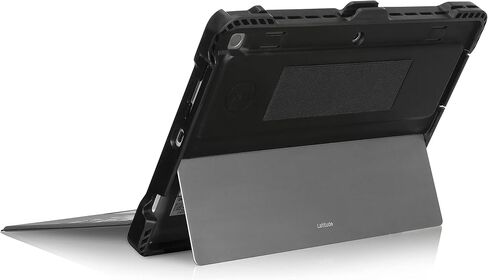 حافظة Dell DELL-RG1322C من الدرجة التجارية لجهاز Latitude 7320 قابلة للفصل، حامل قلم، مسند، حزام كتف قابل للإزالة، حماية قوية، ممتص للصدمات من مادة TPU، أسود in Kuwait