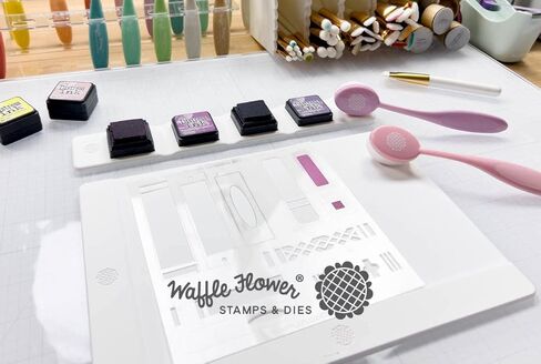 حامل رفيع للوحة الحبر الصغيرة على شكل زهرة الوافل in Kuwait