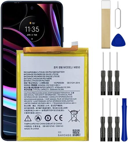 for Mb50 Replacement for Motorola Edge 2021 XT2141-2 Replacement/Motorola Edge 5G UW 2021PANX0001US Replacement Free Adhesive Tool Kits in Saudi Arabia