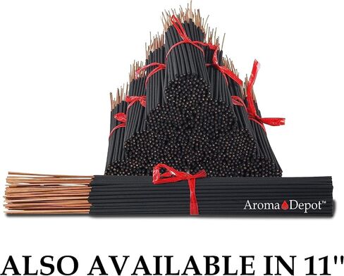 Kush Most Exotic Charcoal 7" Incense Sticks. Approx. 85 to 100 Sticks Per Bundle, Length - 7 Inches, Each Natural Stick Burns for 35 to 45 mins Each. Long Lasting. Guarantee 100% Pure in Saudi Arabia