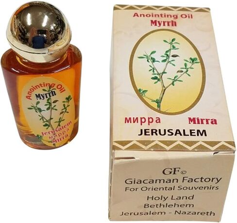 Myrrh Mirra Anointing Oil Jerusalem Plastic Bottle 30ml Authentic Fragrance in Saudi Arabia